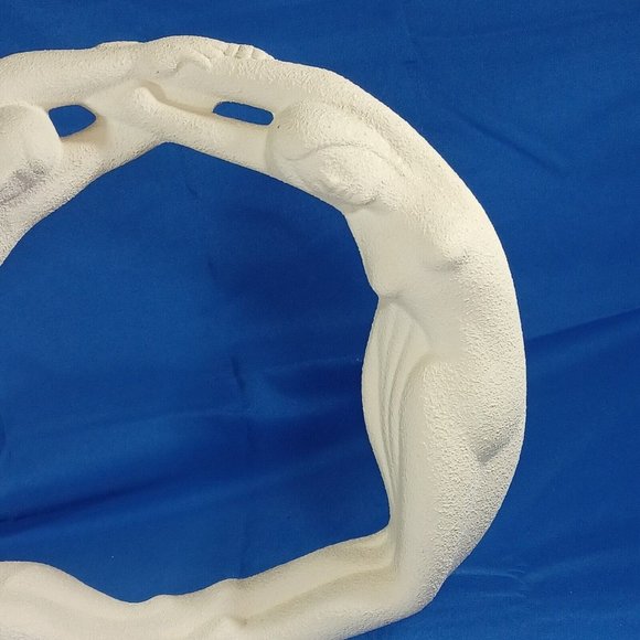 Royal Haeger Eternity Circle of Love White Art Pottery - Picture 7 of 12